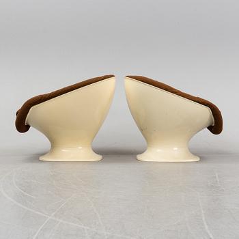 Team Tillberg, a pair of easy chairs, model 'Apollo' Overman AB, Tranås, Sweden 1970's.