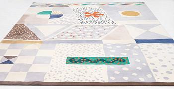 Josef Frank, matta, "Matta nr 1", handtuftad, Svenskt Tenn och Kasthall, ca 395 x 295 cm.