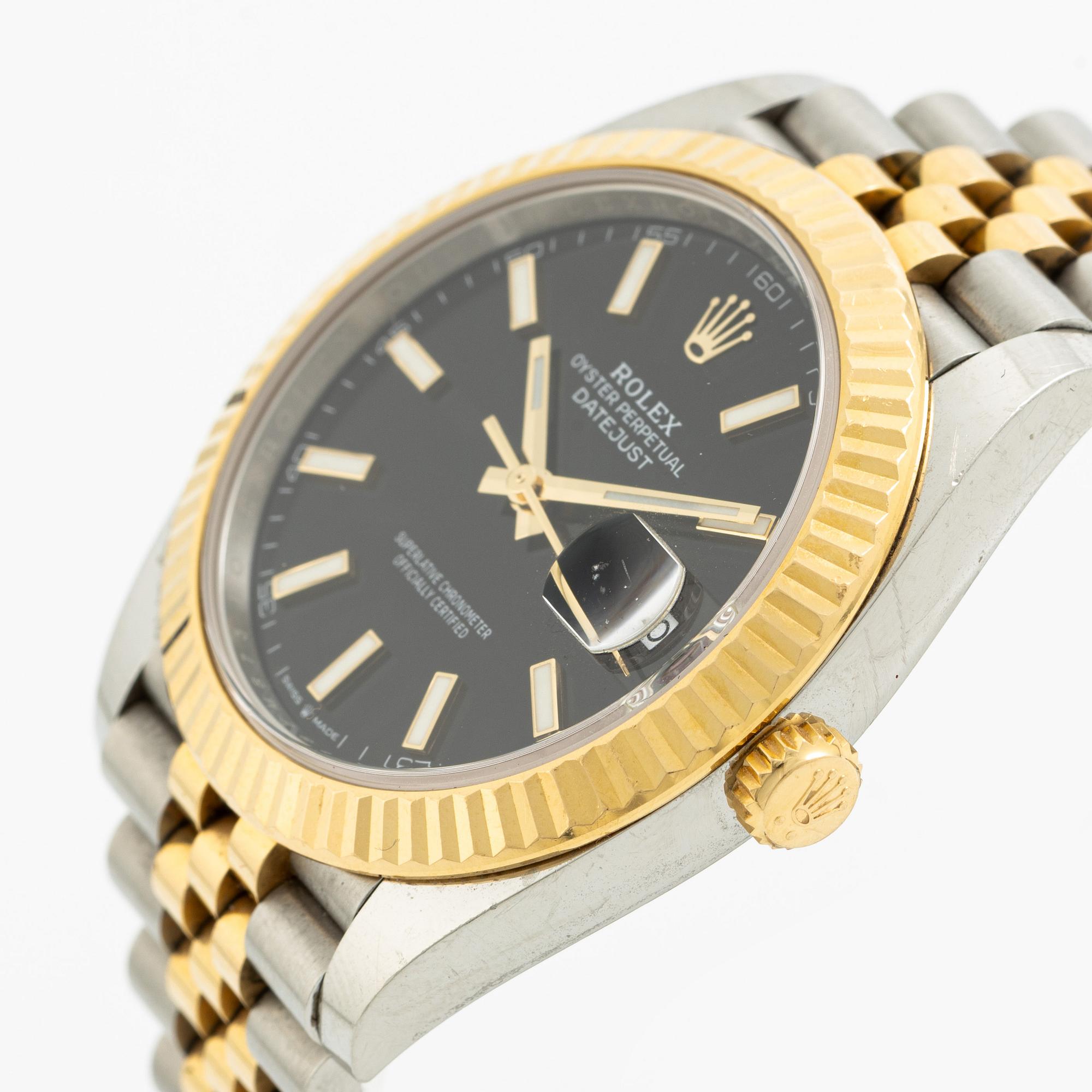 Rolex, Oyster Perpetual, Datejust 41, armbandsur, 41 mm.