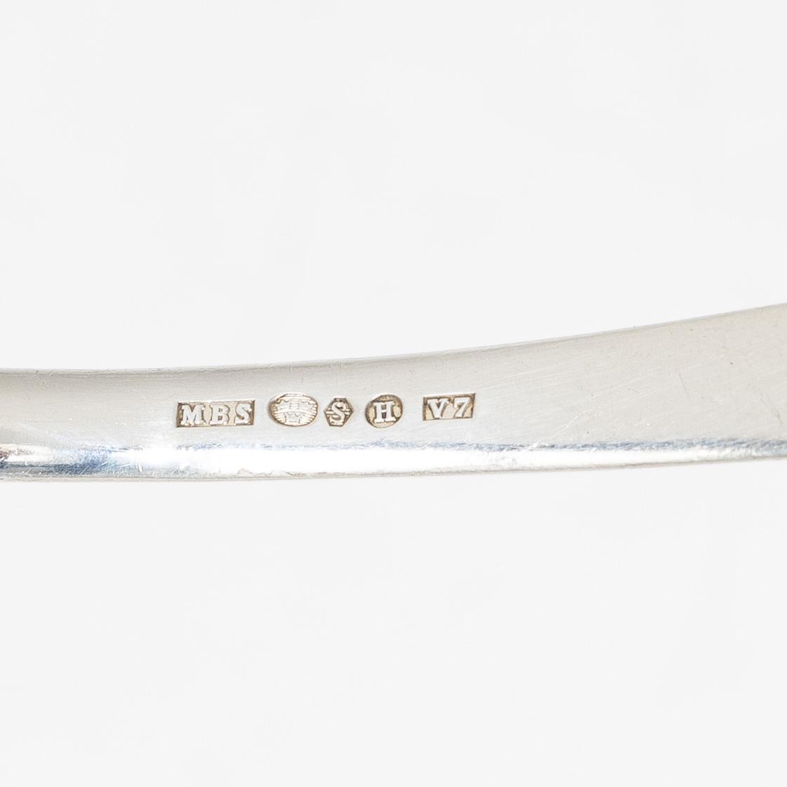An 18 piece silver cutlery service, including Stehn M B, Halmstad 1926.