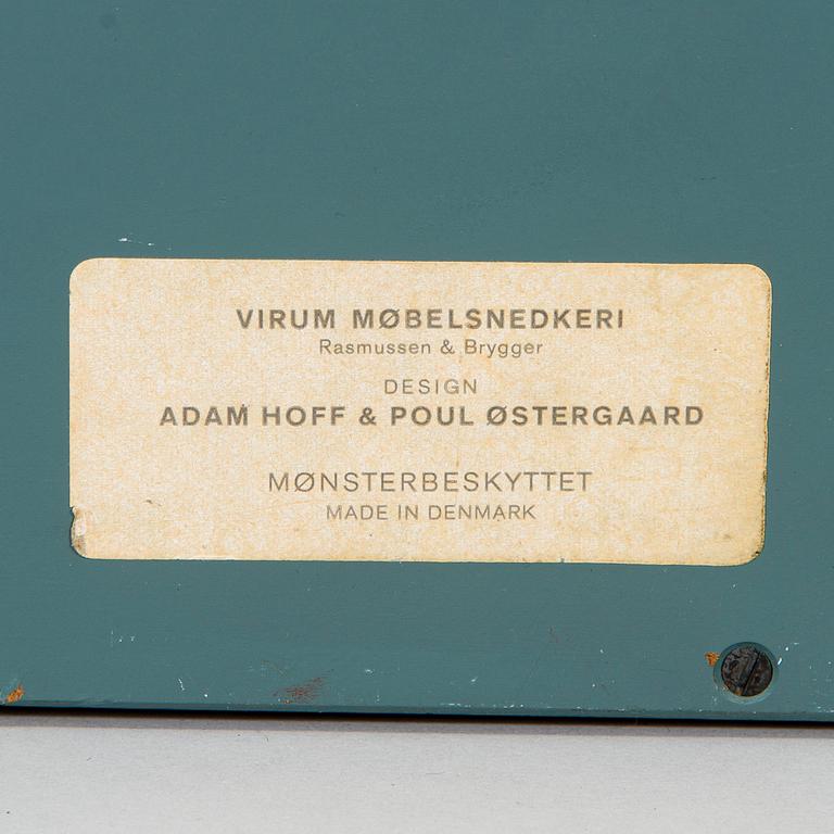 Adam Hoff & Poul Östergaard, clothes hanger/gentleman's valet, Virum Möbelsnickeri, Denmark, mid-20th century.