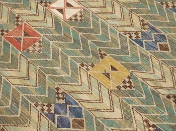 DRAPERI. "Rågen". Inplock på linnebotten. 232 x 168,5 cm. Signerat AB MMF.