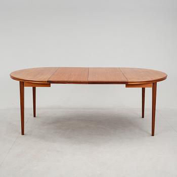 MATSALSGRUPP 9 delar, teak, 1900-talets mitt.