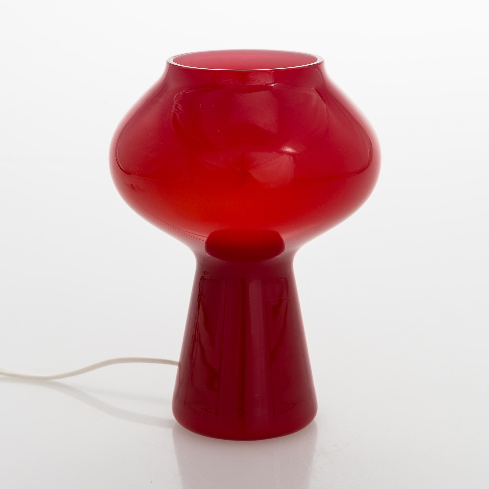 Massimo Vignelli /Paolo Venini, A  mid 20th century 'Zaffiro Fungo' table lamp for Venini, Italy.