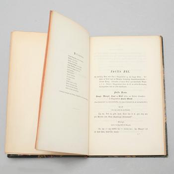 BOOK, Ibsen, Henrik, "Gildet på Solhoug, Skuespil i tre Akter", Christiania (Oslo) 1856.