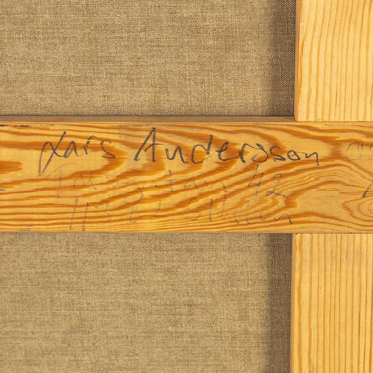 Lars Andersson, oil on canvas, signed and dated -95 verso.