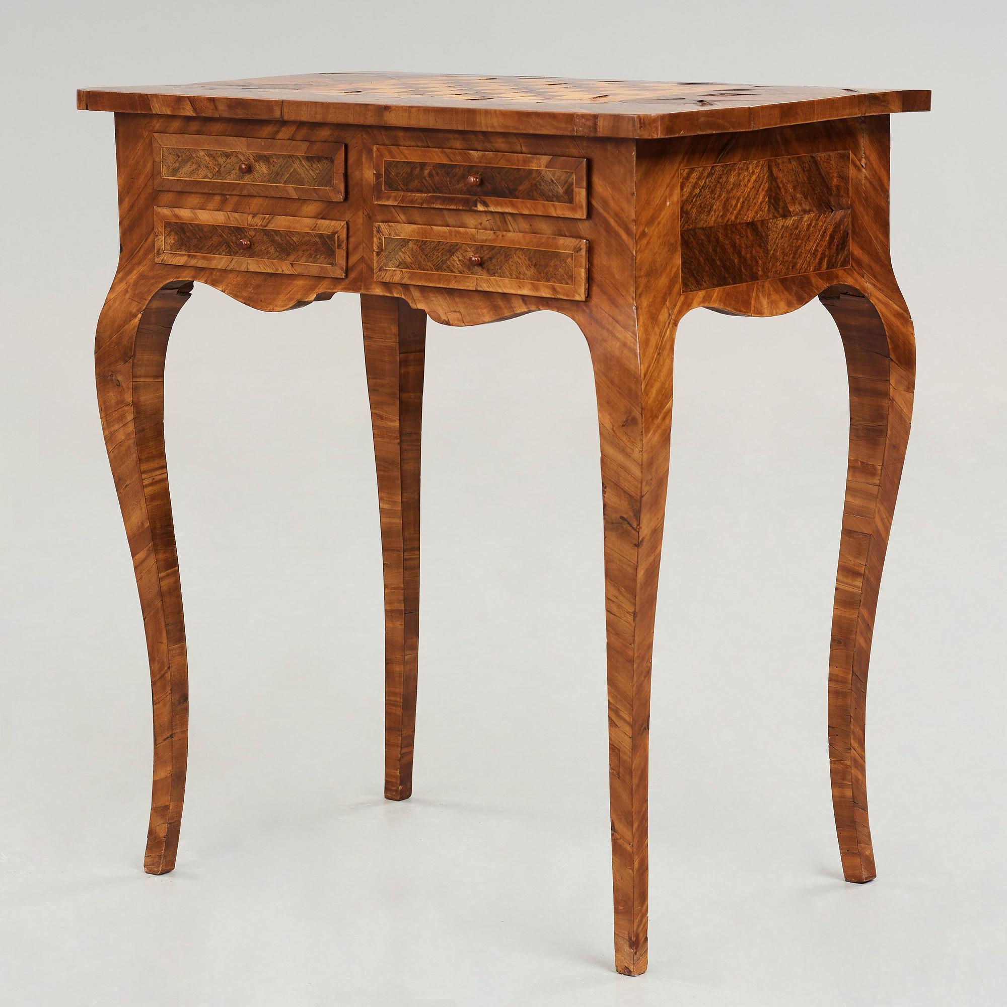 BORD, svenskt stockholmsarbete, 1700-talets andra hälft, rokoko.