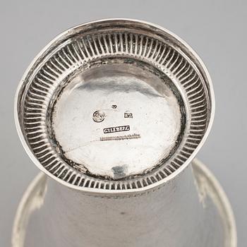 BÄGARE, silver, Petter Gillberg, Varberg 1787.