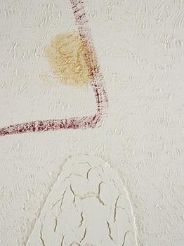 JONATHAN BOROFSKY, acrylic and acrylic paste on canvas.