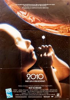 A Swedish 1985 film poster 'The year we make contact 2010'.