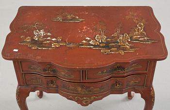 DAMARBETSBORD. Senbarockstil. 1800/1900-tal.