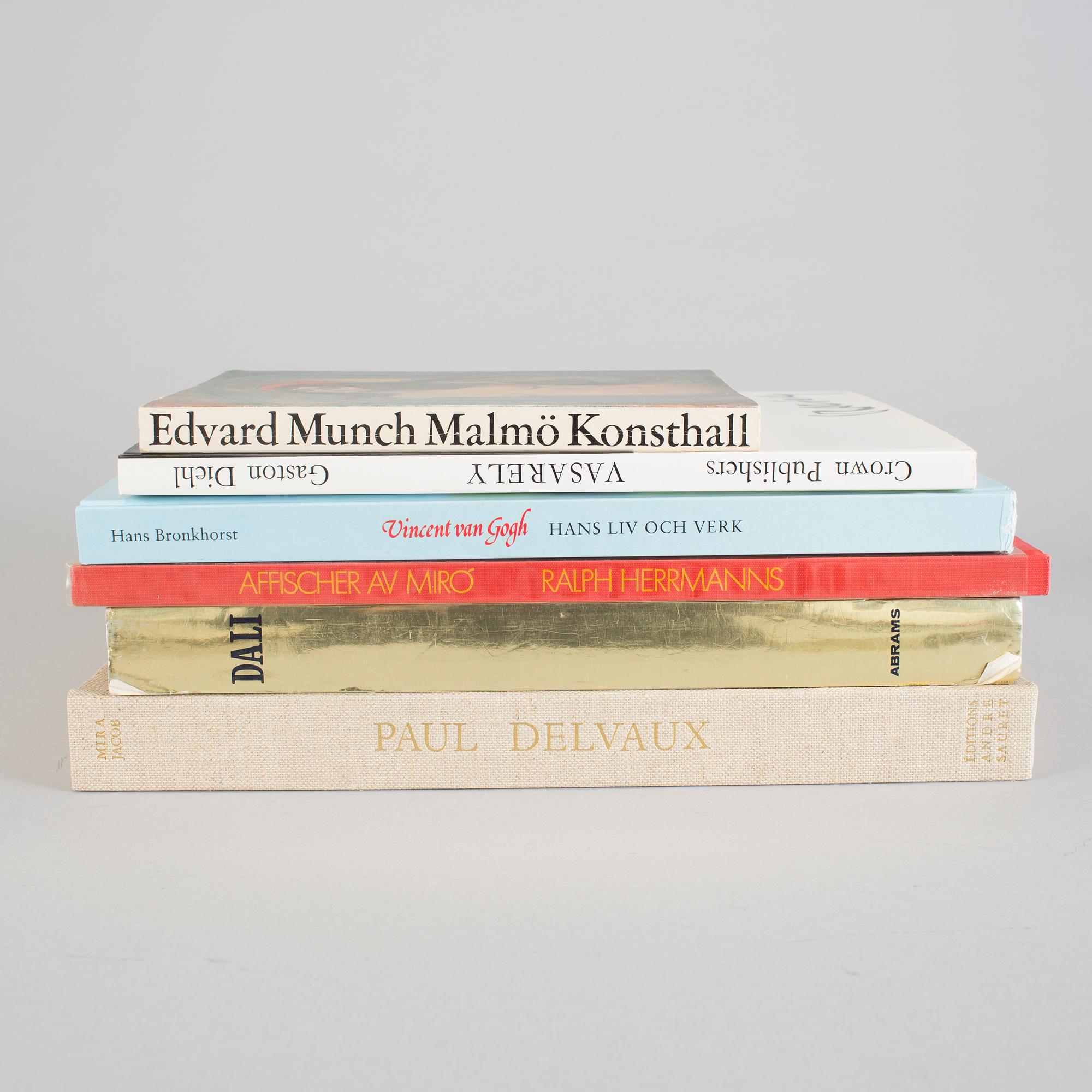 SIX BOOKS, 20th century.