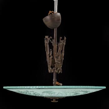 PLAFONDLAMPA, 1920-tal.
