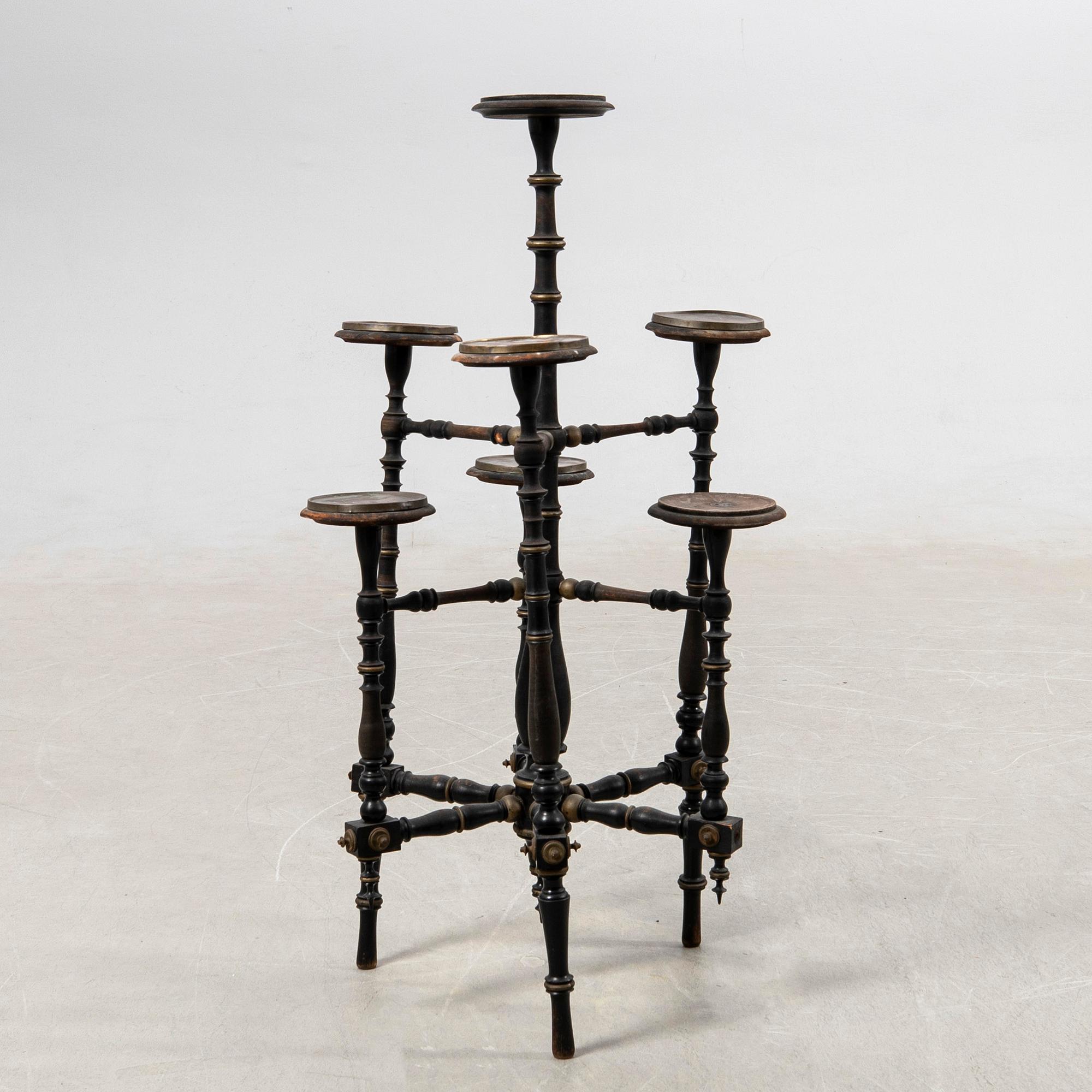 Flower pedestal, circa 1900.