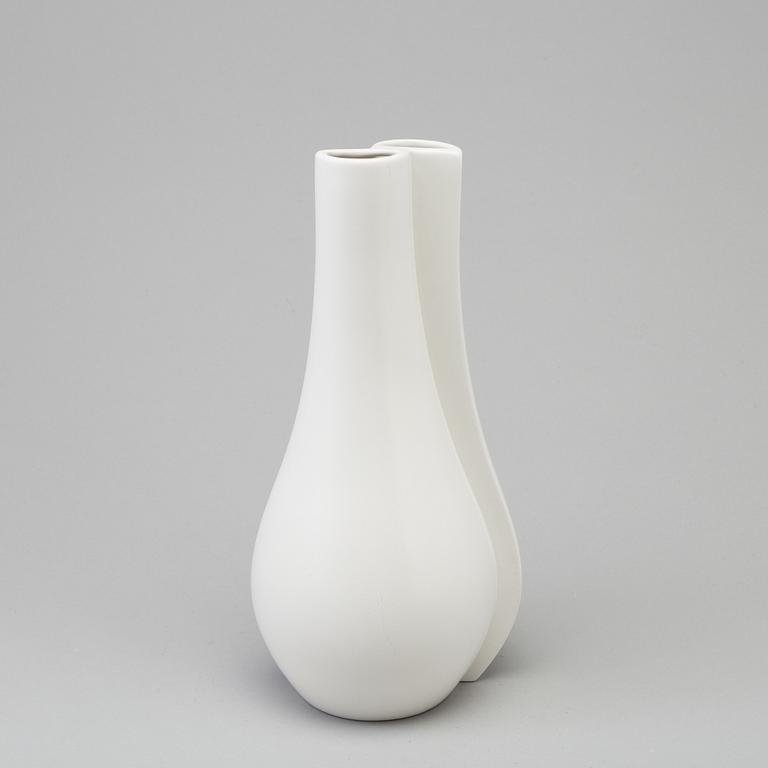 WILHELM KÅGE, vas, stengods, "Surrea", carraragods, Gustavsberg, 1940-tal.