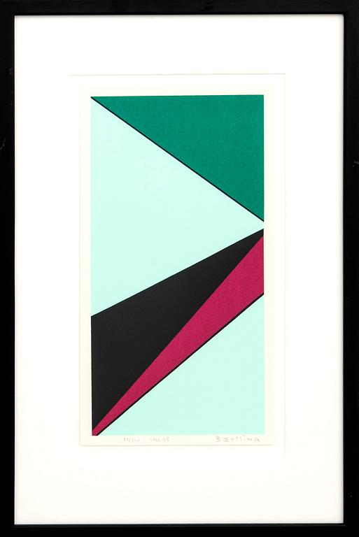 Olle Bærtling, color serigraphgy, signed and dated 1966-68. Numbered 85/300.
