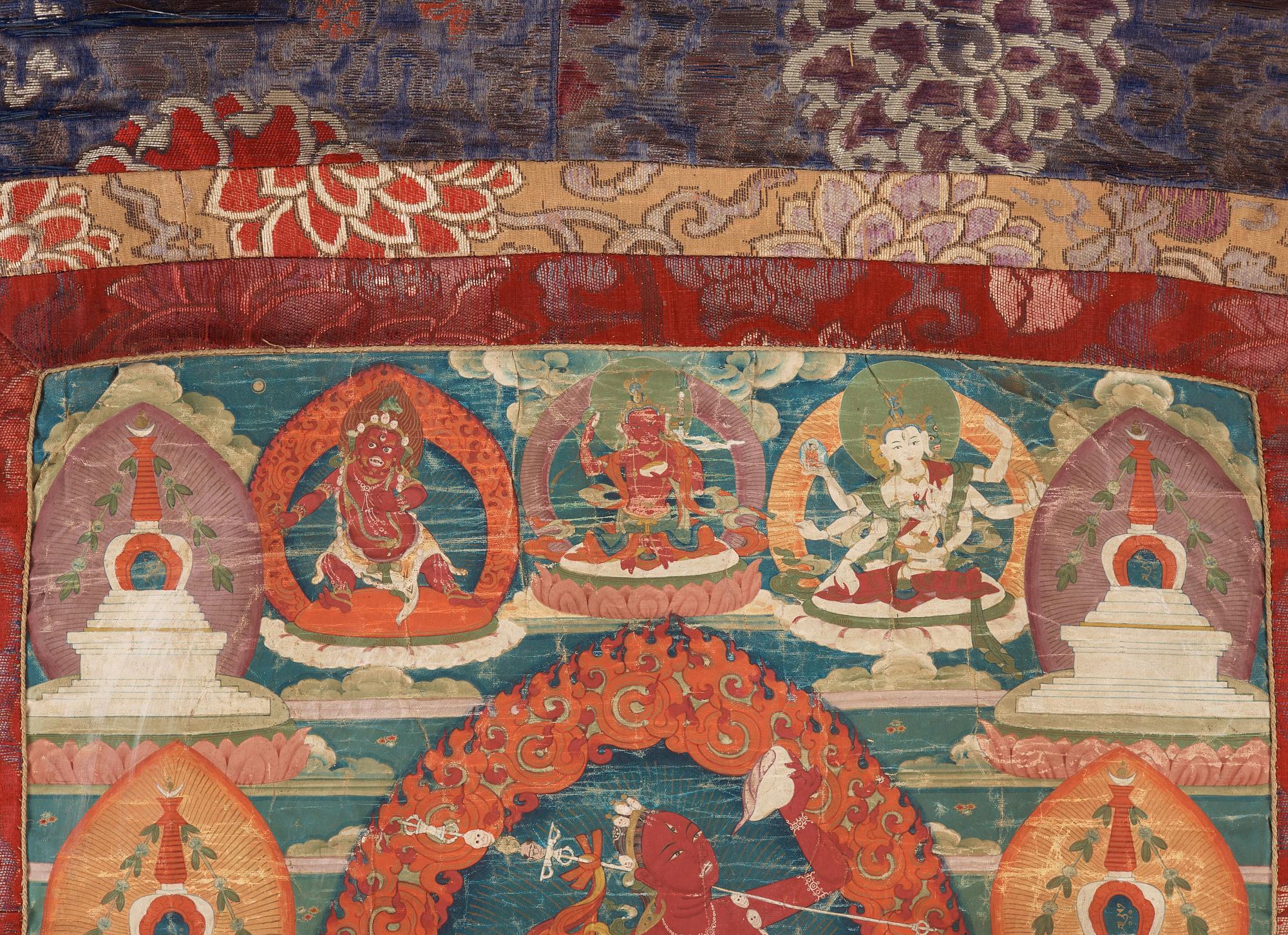 A Tibetan Thangka of Vajrayogini, 19th century.