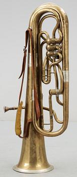 TUBA, mässing, Ahlberg&Olsson Stockholm 1900-talets första hälft.