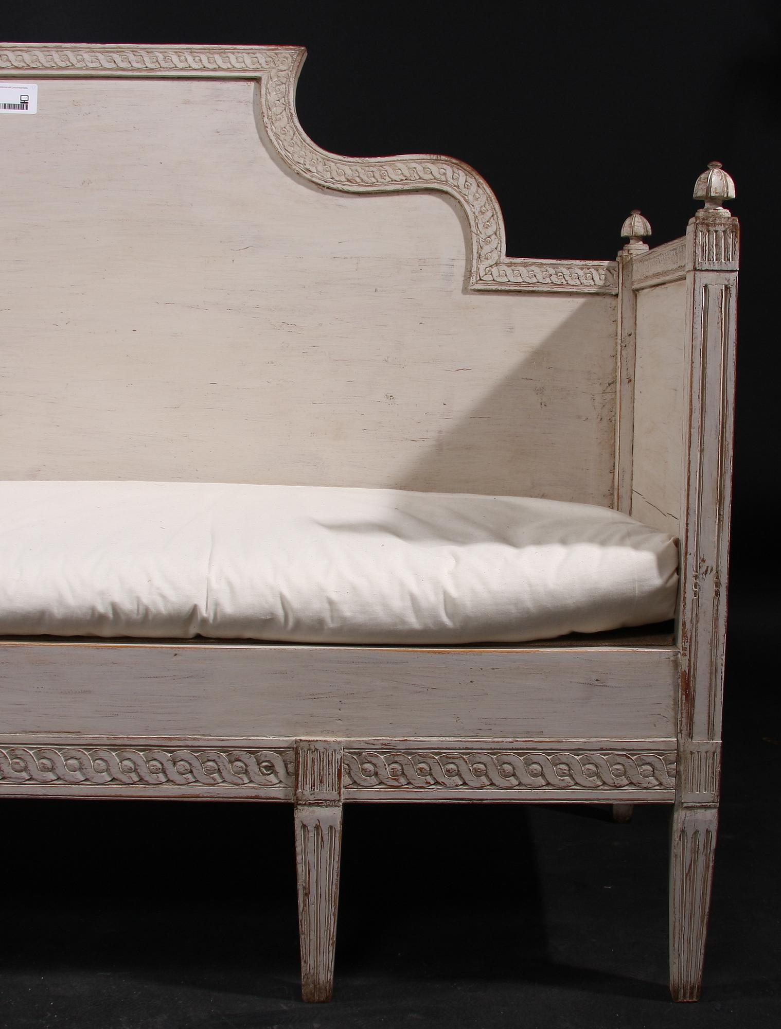 SOFFA, gustavianskt provinsarbete, 1800-talets början.