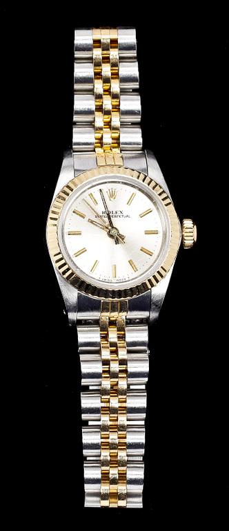 DAMARMBANDSUR, Rolex, Oyster Perpetual, automatisk.