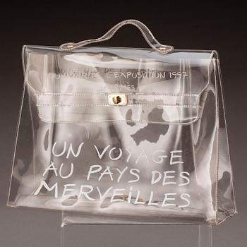 VÄSKA,"Plastic Kelly", Hermès.