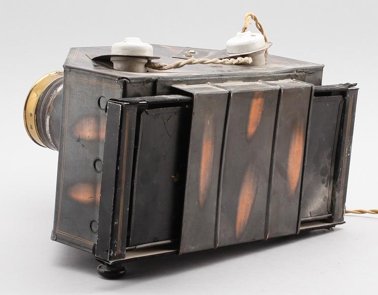 MIRROSCOPE, plåt, sent 1800-/tidigt 1900-tal.