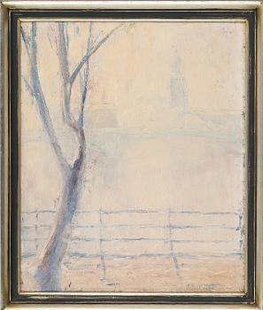 OLLE HJORTZBERG, olja på pappannå, signerad och daterad 1935.