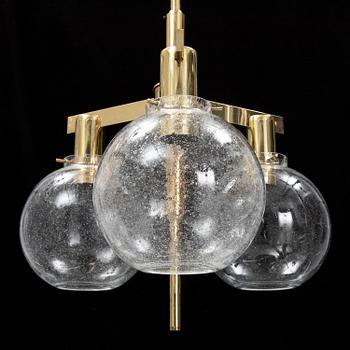 Hans-Agne Jakobsson, a model T348/3 ceiling lamp, Markaryd, 1960s.