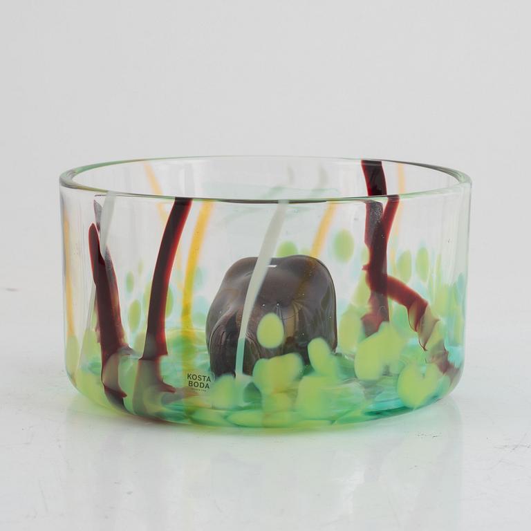 Ernst Billgren, skål, "New Friends Björn", Kosta Boda.