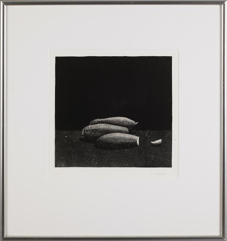 PENTTI KASKIPURO, etsning, signerad, daterad 1981 och numrerad 8/100.