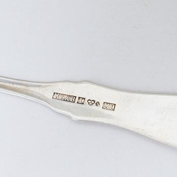 Eric Löfman, bestickservis, 38 delar, silver, modell "Uppsala", MEMA, bl.a. Eskilstuna 2003.