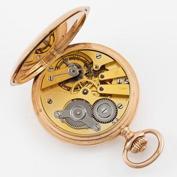 J.W Grönbäck, Stockholm, fickur, savonett, 51 mm.