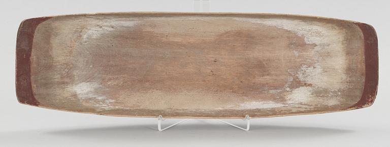 TRÅG, 2 st, allmoge, Hälsingland, 1800-tal.