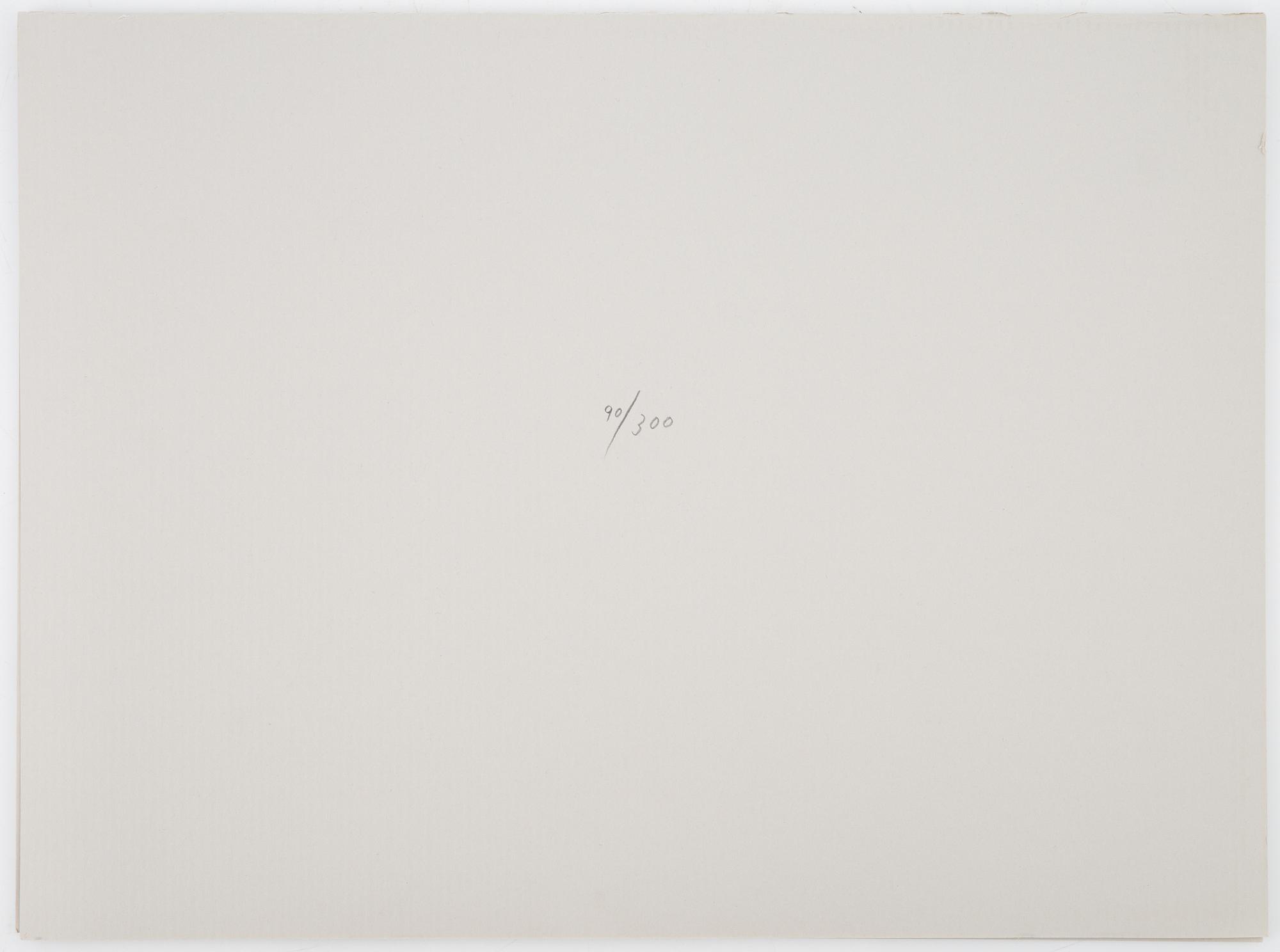 Owe Gustafsson, mapp med 4 färgserigrafier, signerade 90/300.