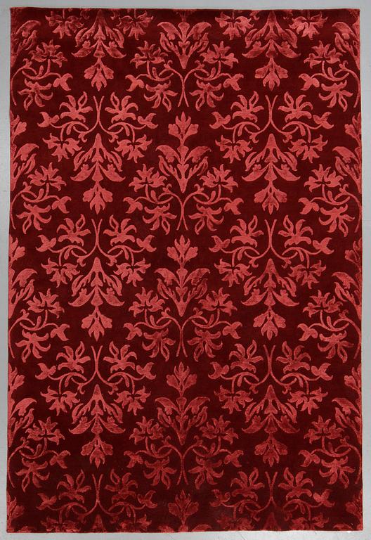 A carpet, India, wool  and  bambo  silk, ca 300 x 200 cm.