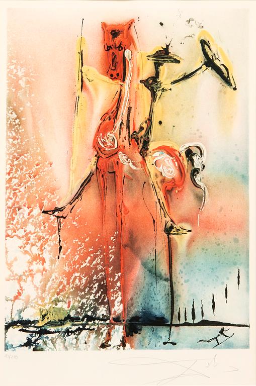 Salvador Dalí, "Le chevalier Moyenâgeux" ur "Les Chevaux Daliniens".