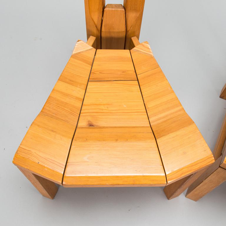 Arnold Lerber, a set of two 1960'/1970's 'Rantasipi' chairs for Laukaan Puu.