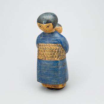 FIGURINER, 2 st, stengods, Lisa Larson, stämpelsignerad resp signerad.