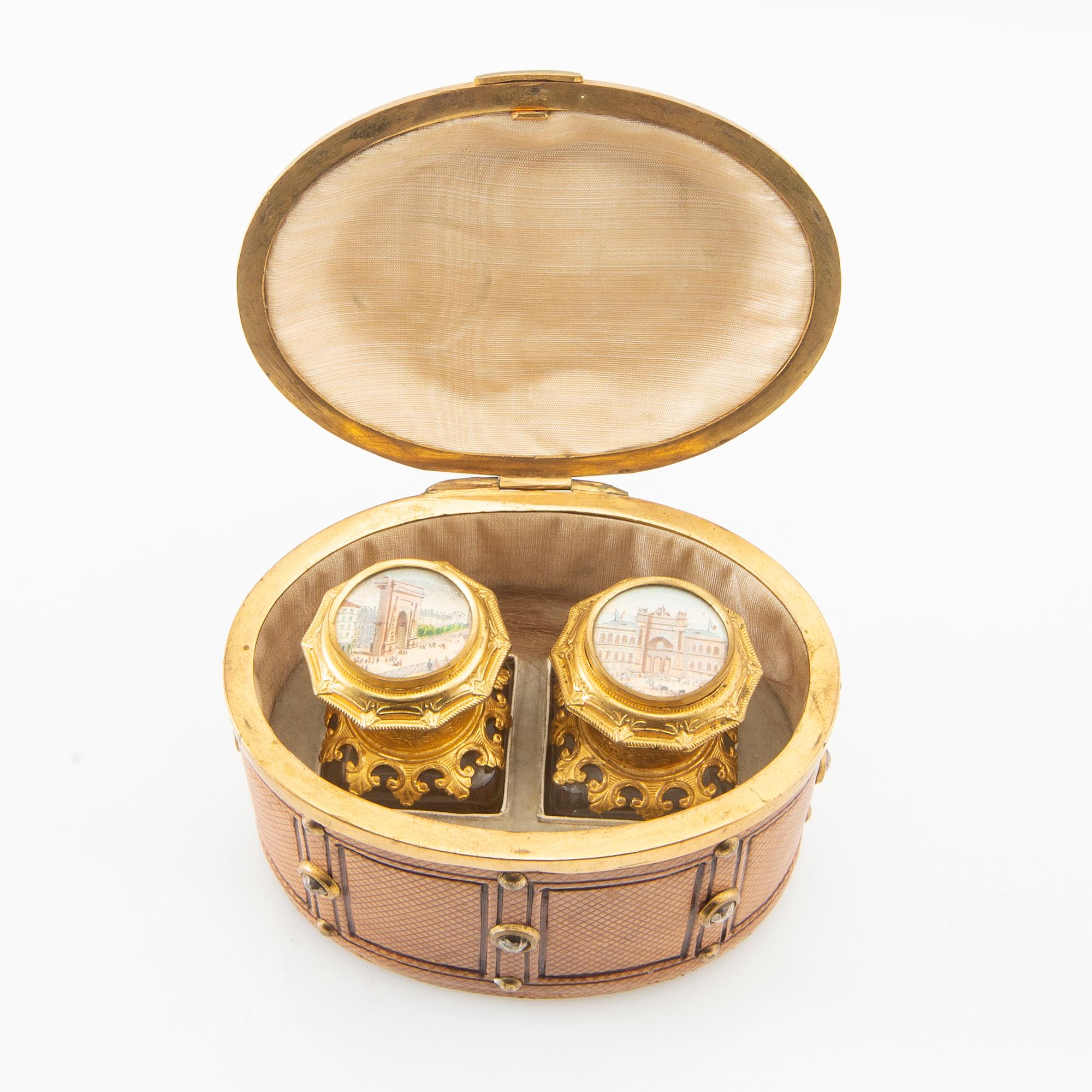 perfume bottles a pair France 1860s.
