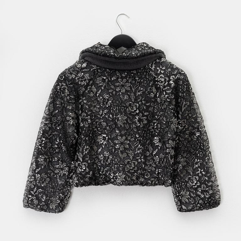 Marc Jacobs, a cashmere and lace cardigan, size S.