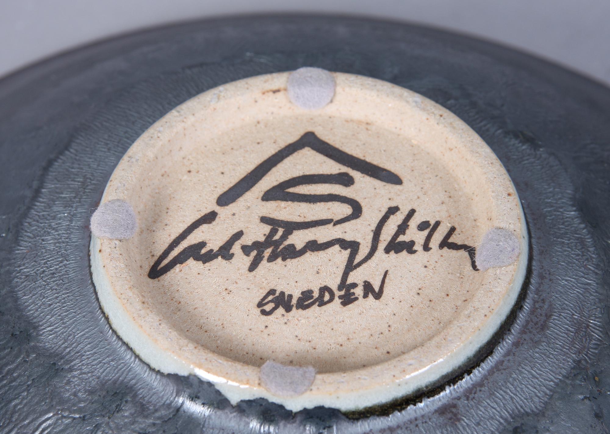 SKÅLAR, 4 st, stengods, Carl Harry Stålhane.