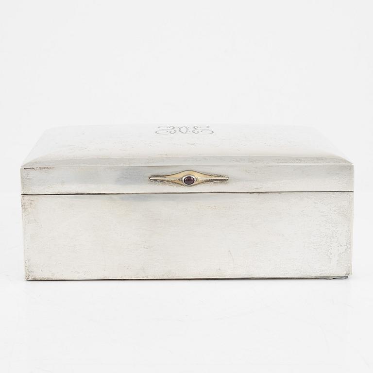 AG Dufva, skrin, silver, Stockholm 1917.