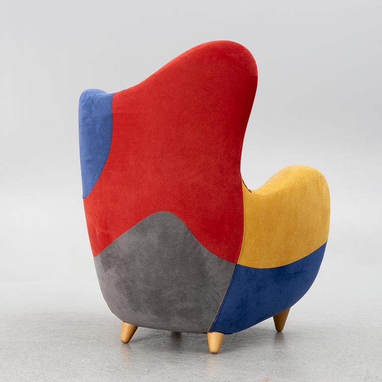 Javier Mariscal, fåtölj, "Alessandra", ur "Muebles Amorosos", för Moroso, Italien.