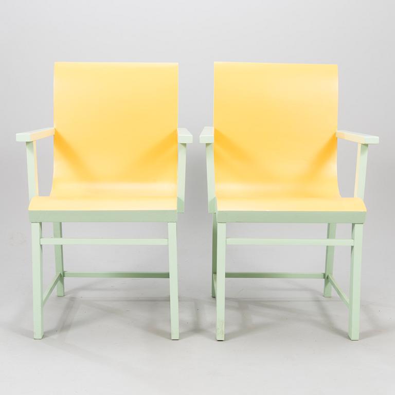 EEVERT TOIVONEN, A 4 piece plywood seating group, 1930's.