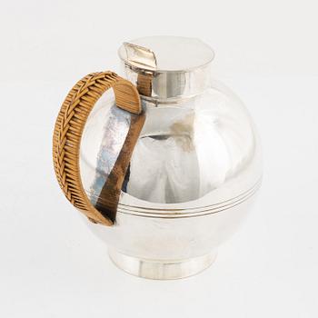 Sylvia Stave, a silver plated jug, CG Hallberg, 1930's.