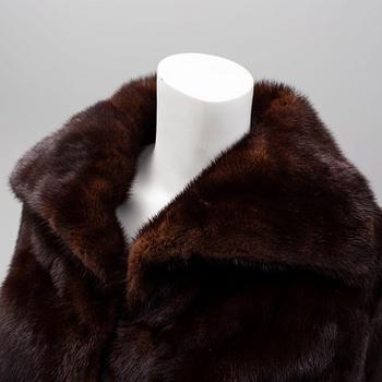 A mink fur jacket from Amoress, Stockholm. Circa size S.