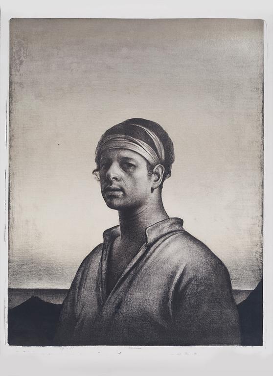 ODD NERDRUM, etsning, signerad, AP - PT.