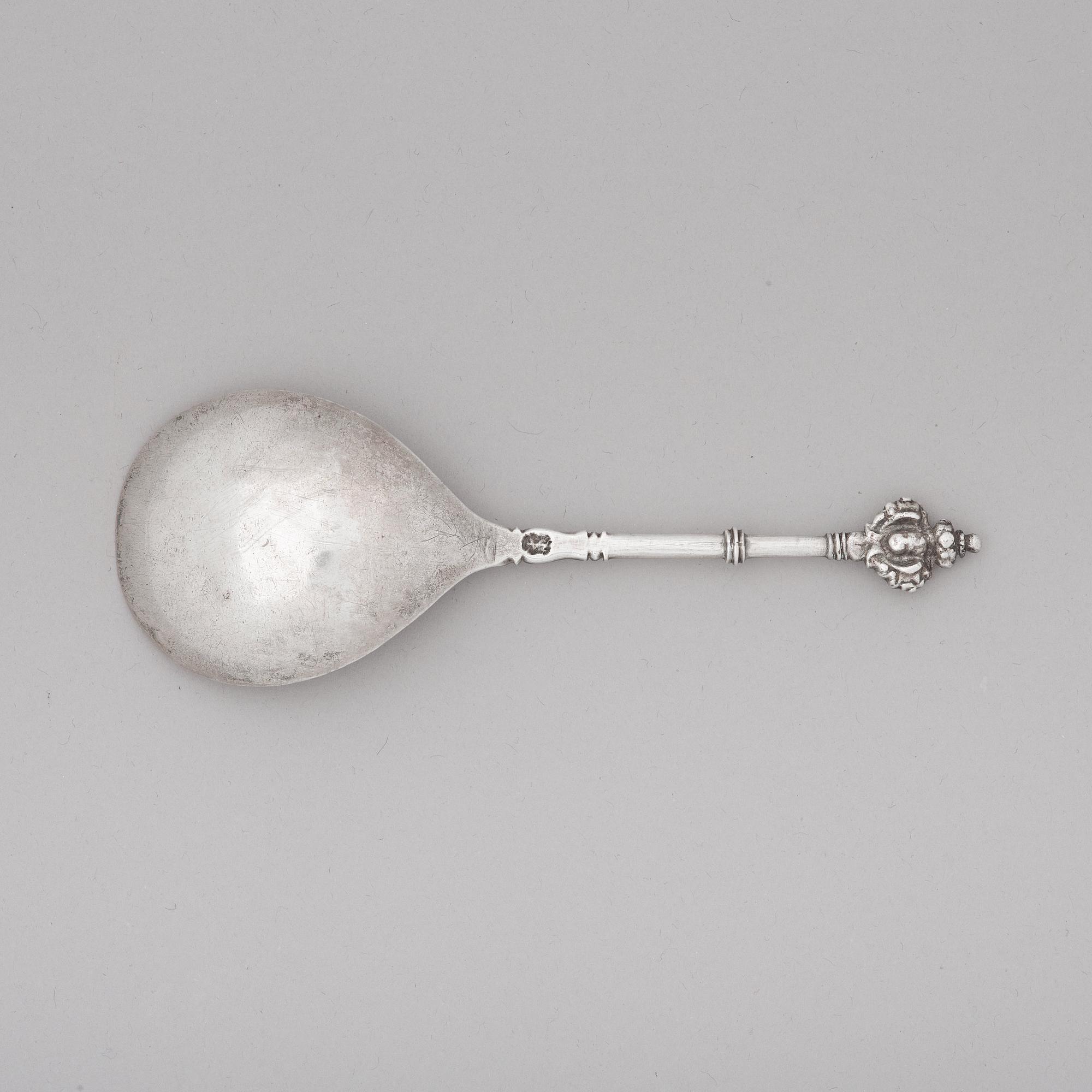 A Swedish silver spoon, unidentified mark c. 1600.