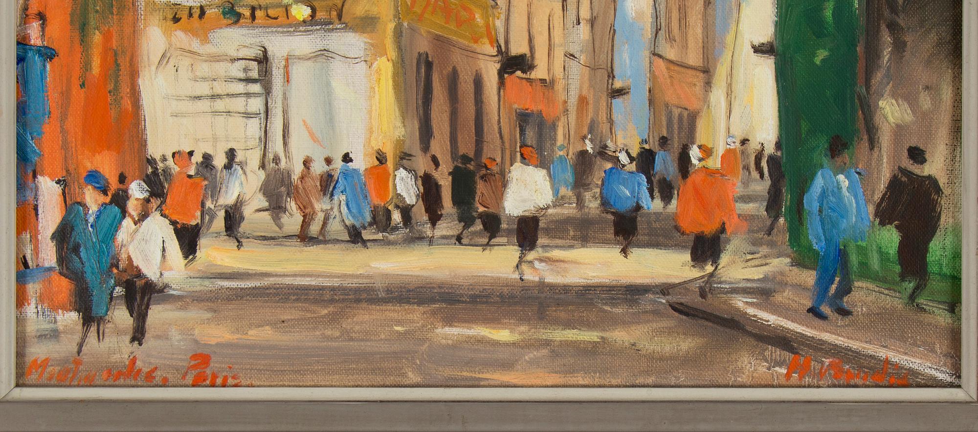 HANS BENDIX, oil on canvas, signed.