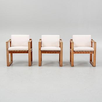 A garden table with sofa and three armchiars, Carl Hansen & Søn, Denmark.